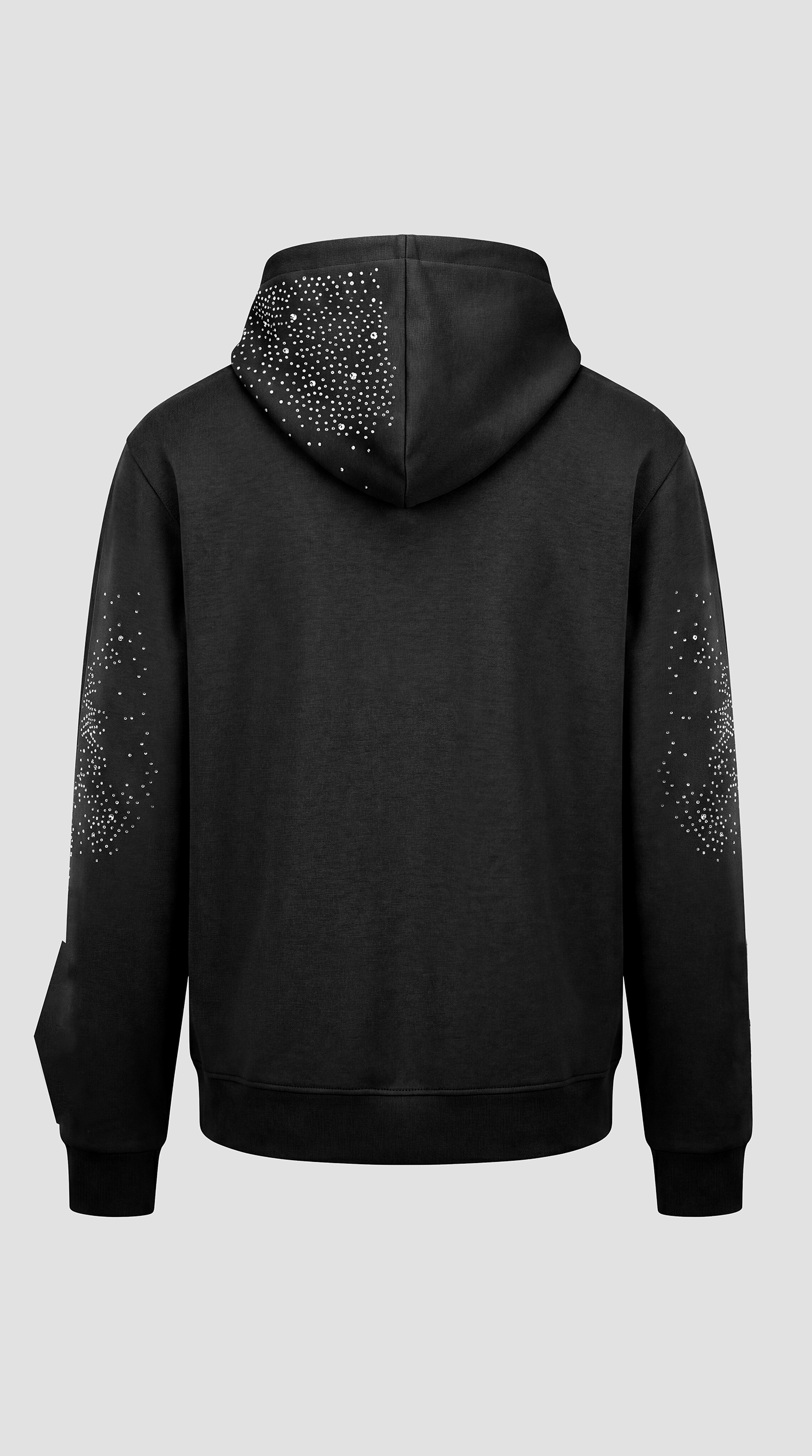 Women's interlock pajama with rhinestone embellishment.