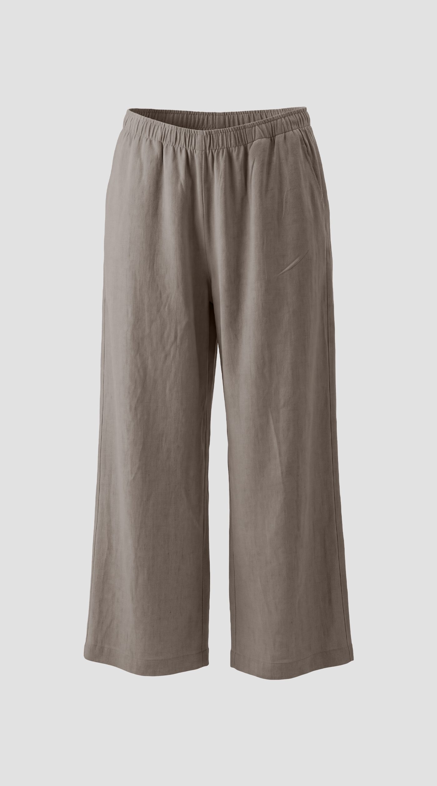 Striped linen shirt and trousers set