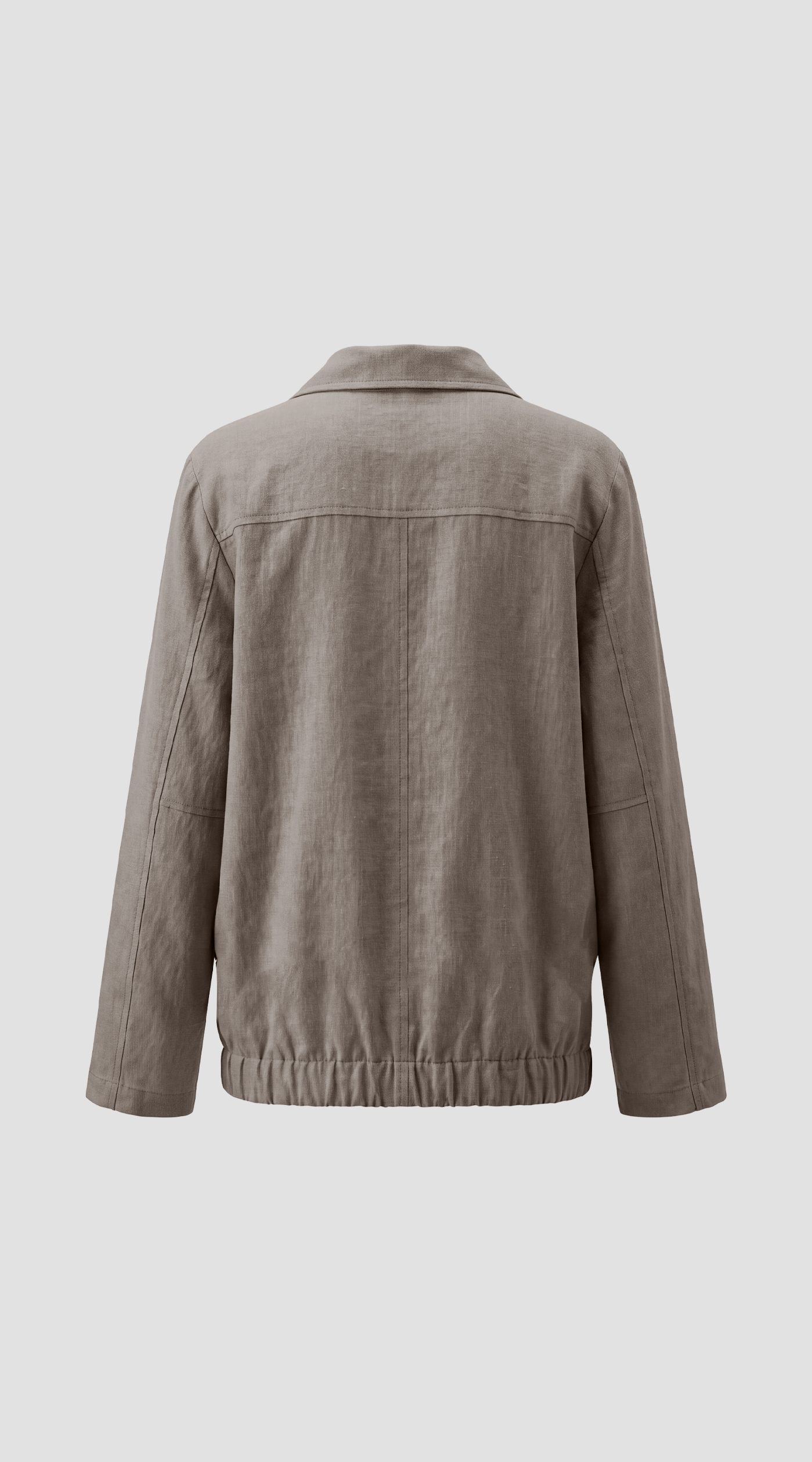 Striped linen shirt and trousers set