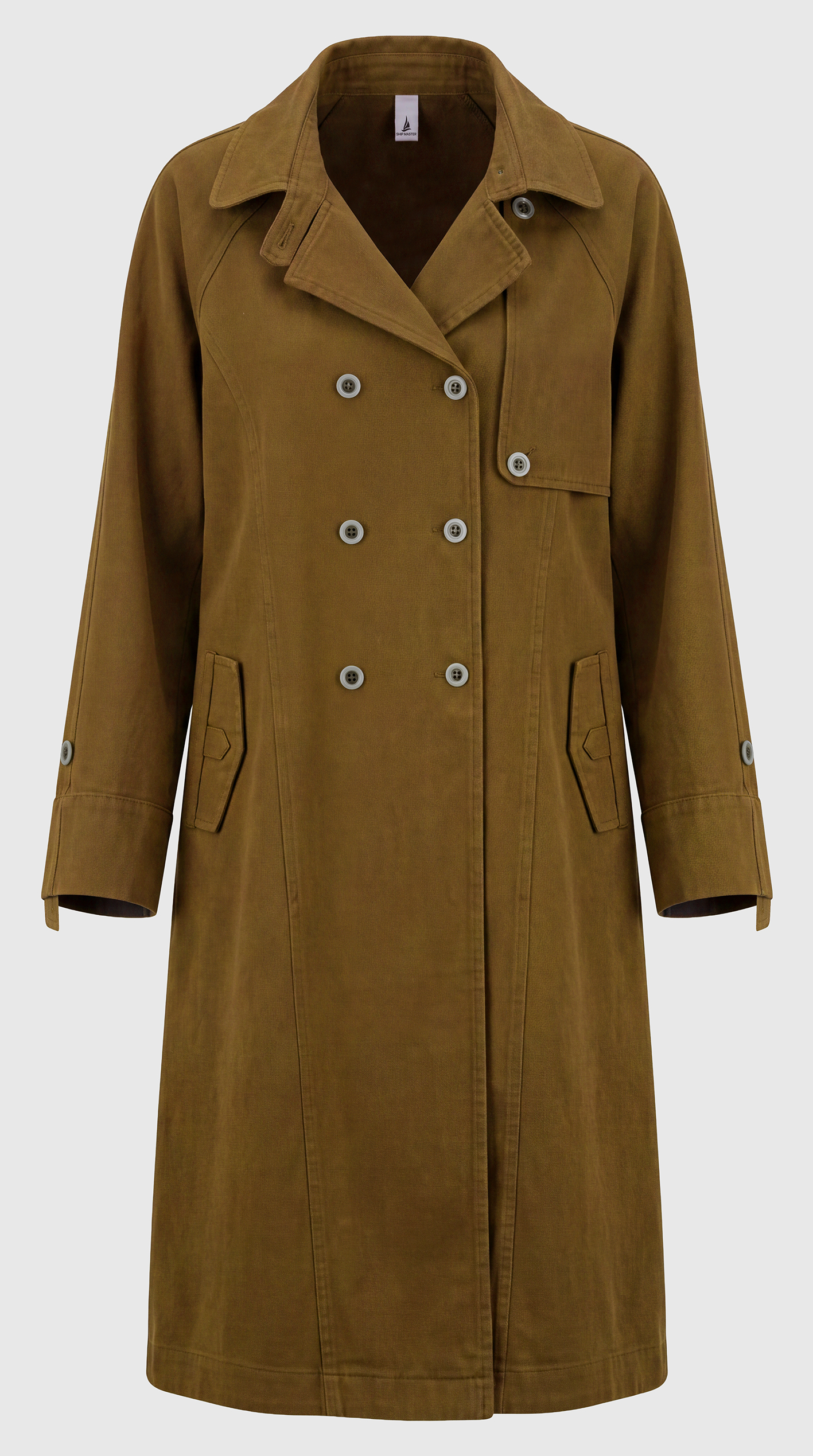Women's coarse linen-gabardine jacket — Honey