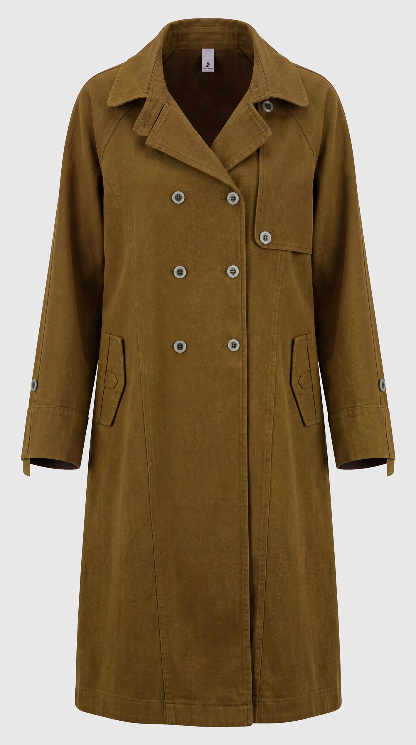 Women's coarse linen-gabardine jacket — Honey