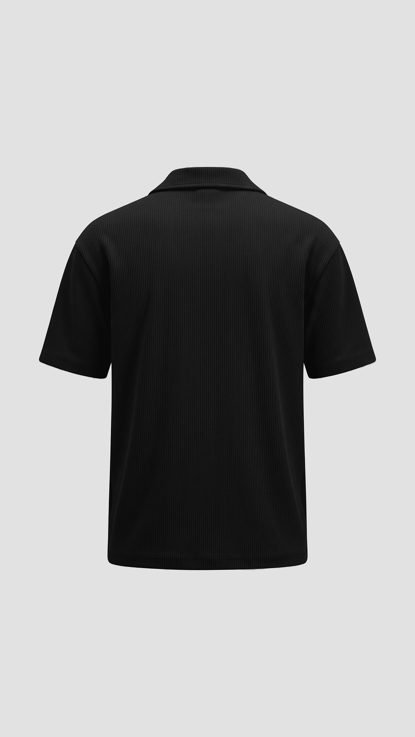 Men's ribbed Oshio fabric trouser and sweatshirt set.