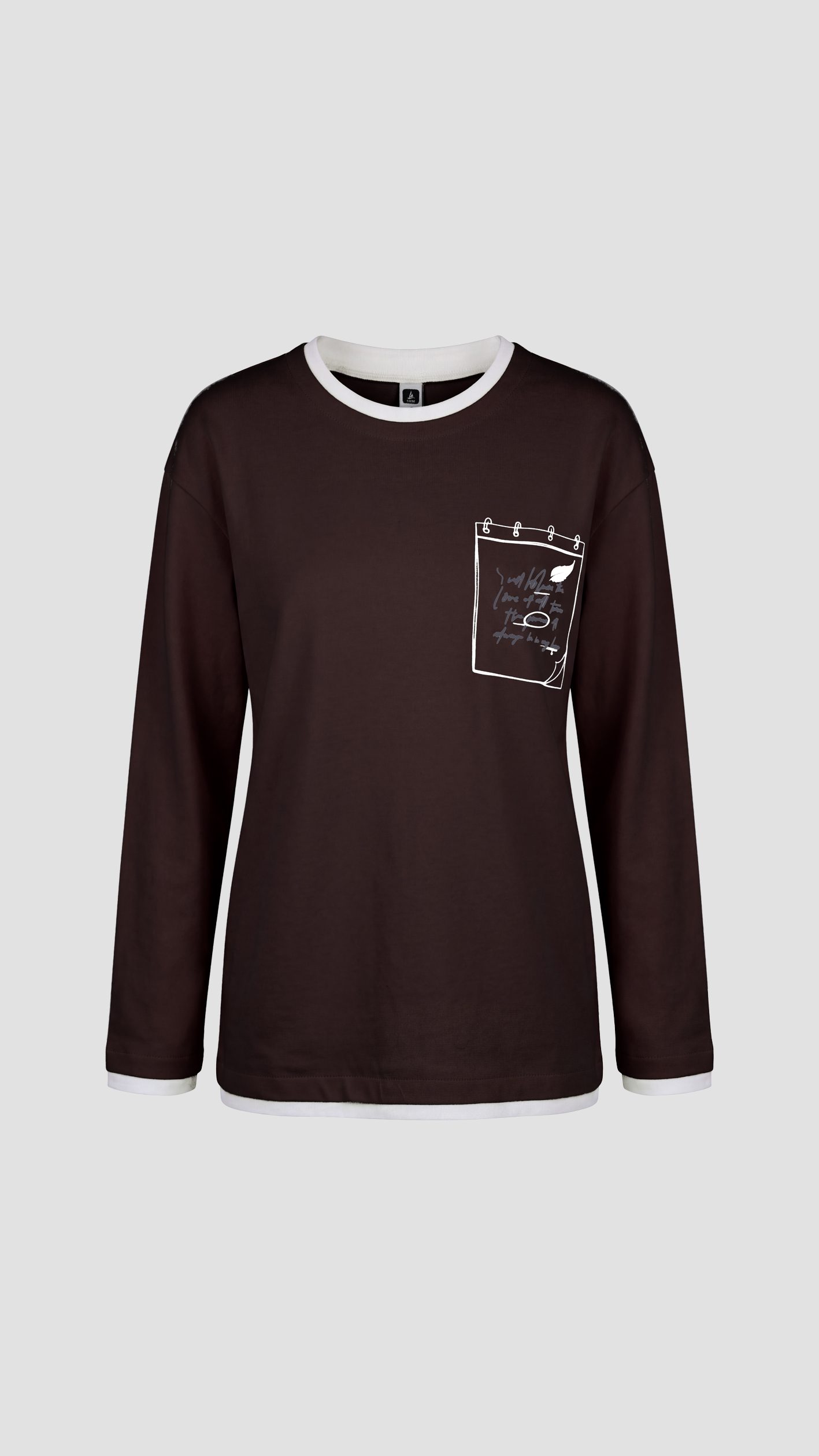 Ship Master Women's Heavy Jersey Pajama Set — بني