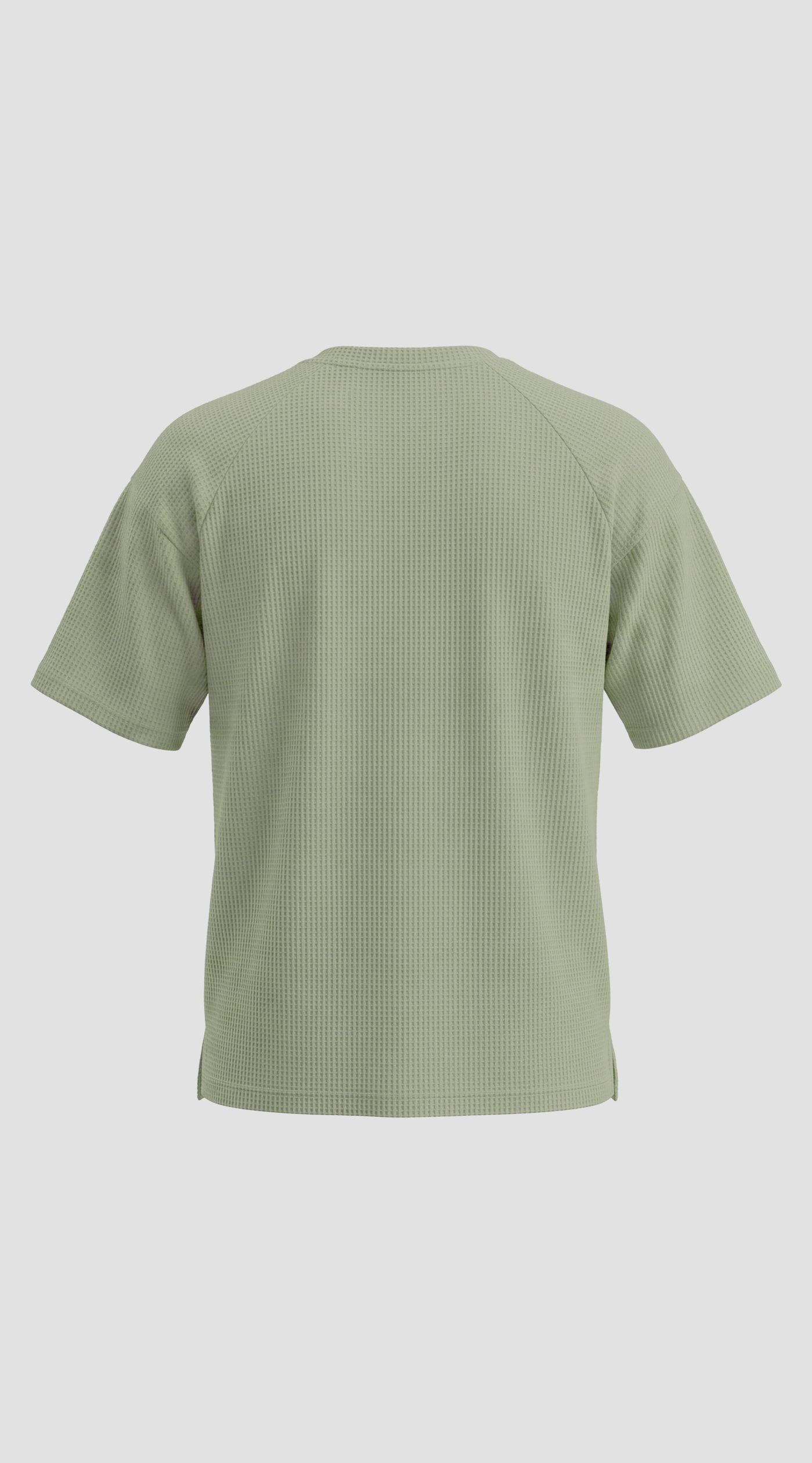 Men's shorts and sweatshirt made of waffle fabric