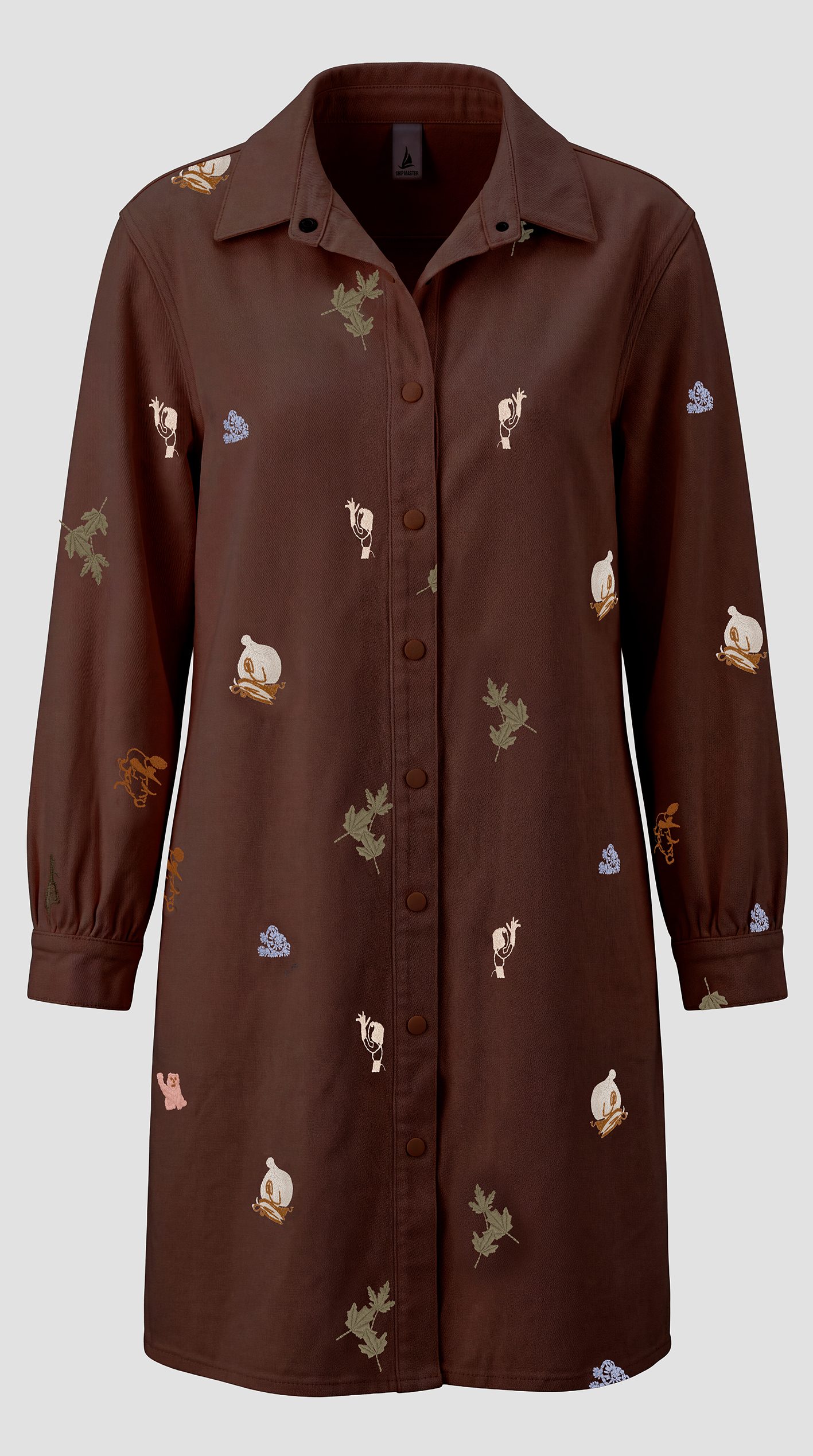 embroidered women's autumn gabardine jacket. — Sumo
