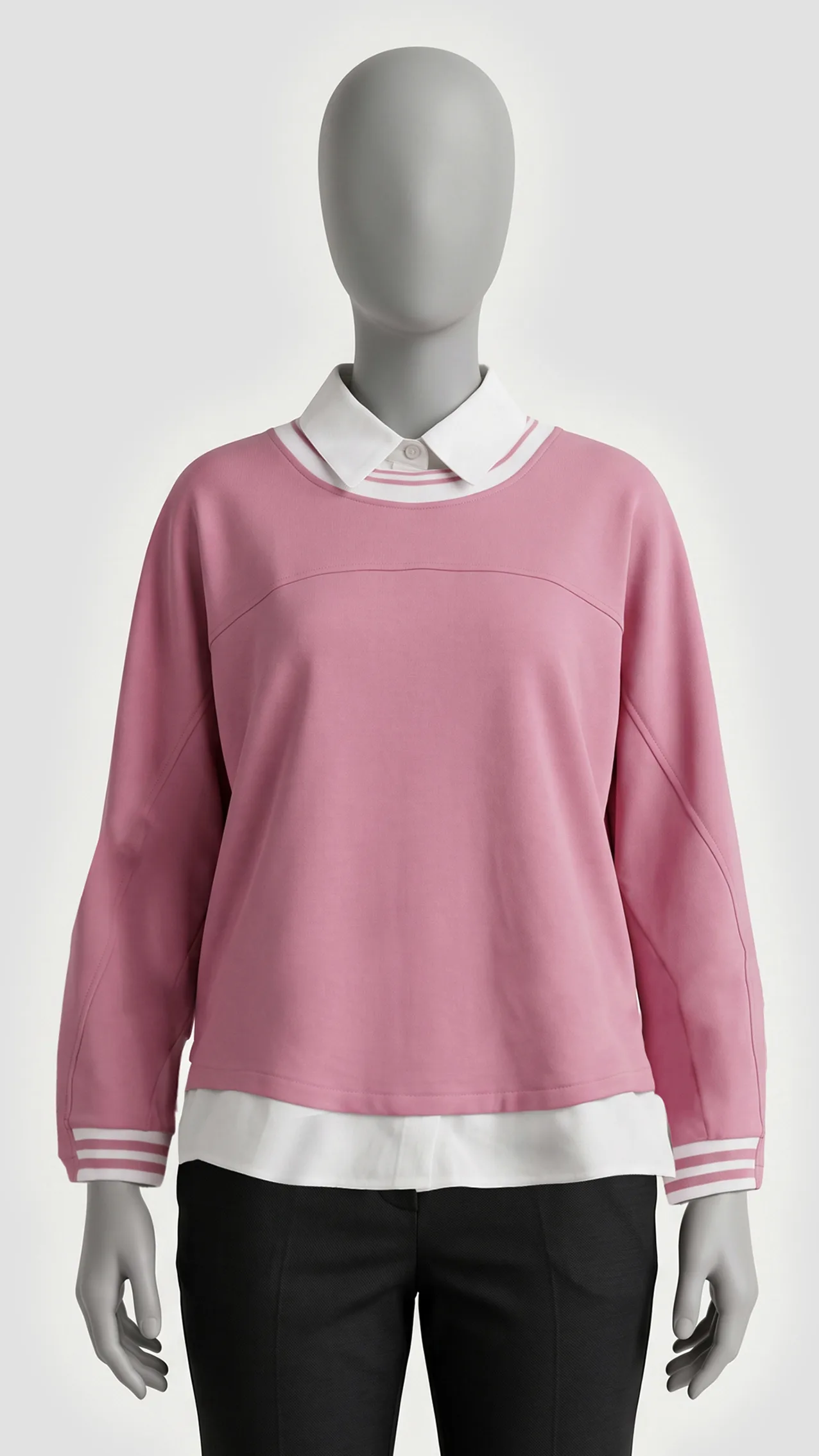 Women's Toflis double-collar sweater