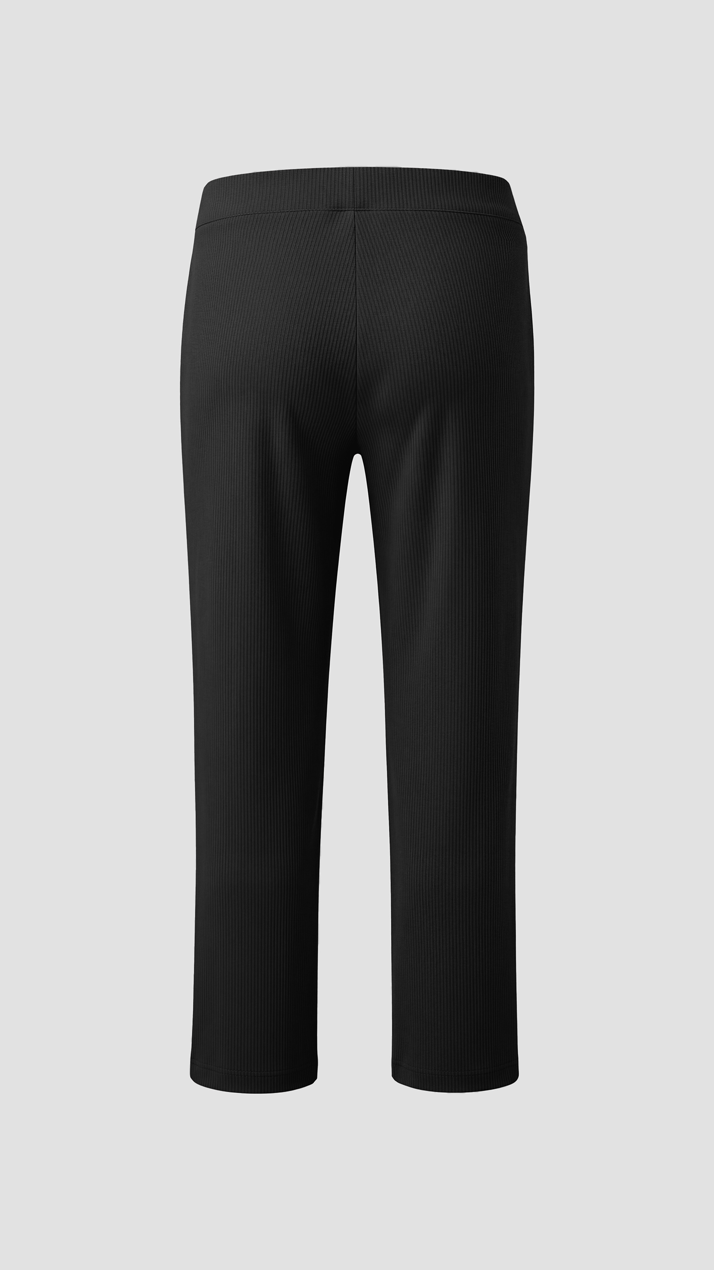 Men's ribbed Oshio fabric trouser and sweatshirt set.
