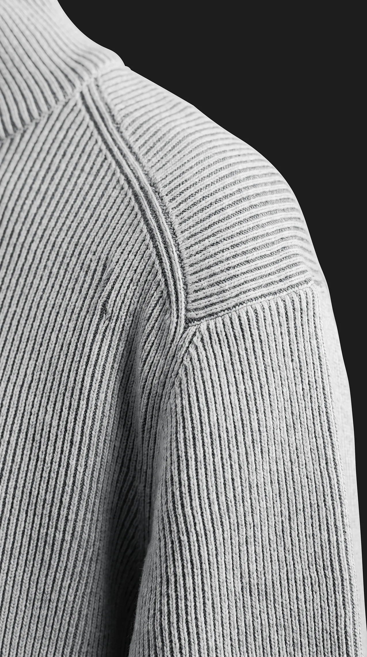 Men's front-zip jacket in viscose knit fabric with toi sleeves.