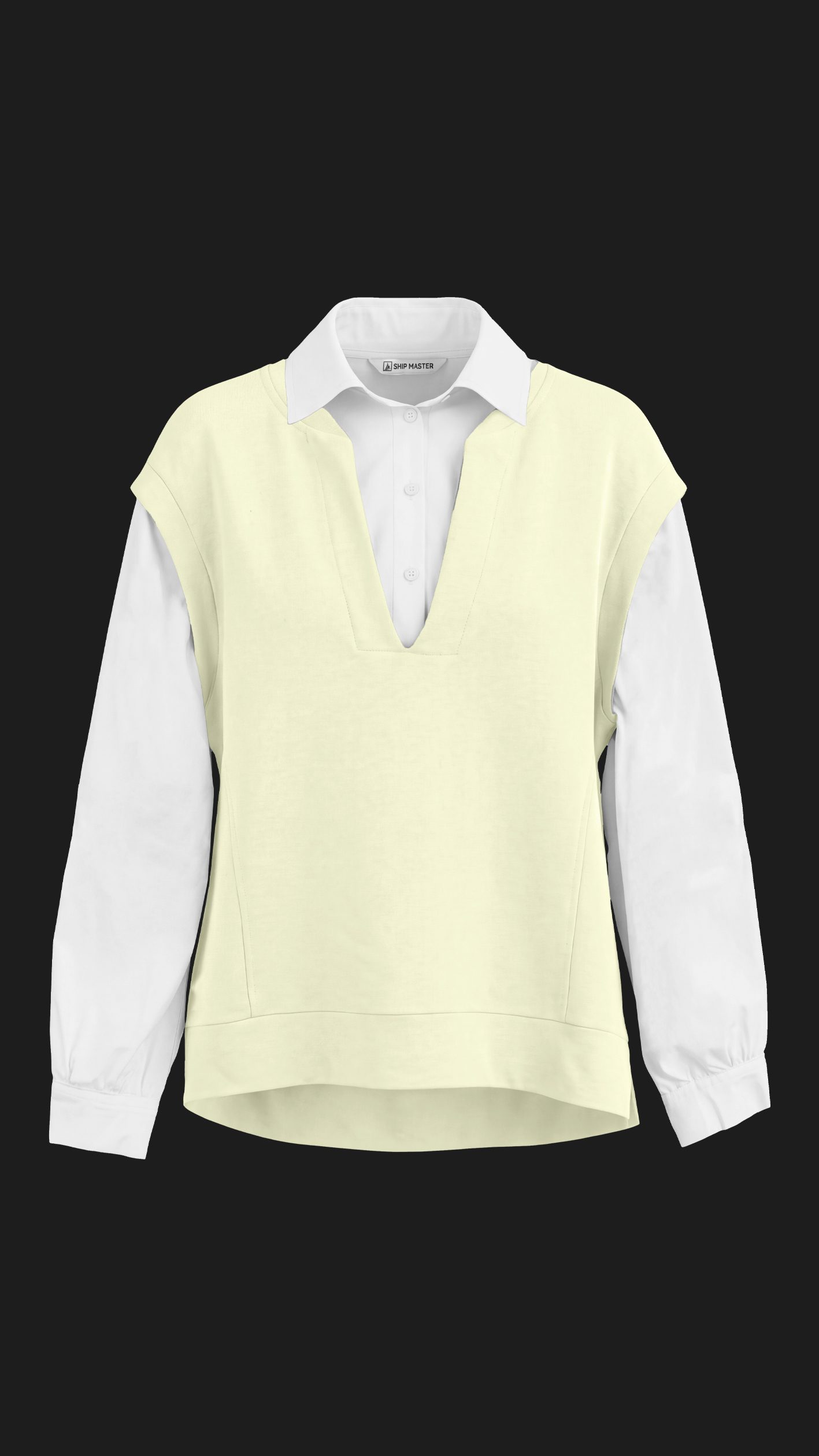 Women's T-Class Autumnal Knit Sweater — Yellow