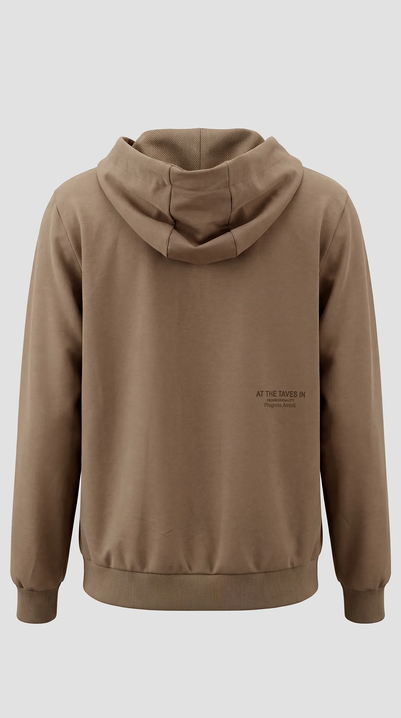 Men's polyester Toflis hoodie with a front zipper and hand-drawn print.